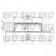 Тормозной диск QUINTON HAZELL BDC 4946P bdc4946 CIAXN 646999 - Изображение 1