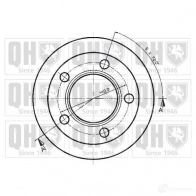 Тормозной диск QUINTON HAZELL bdc4242 8A9199 BDC424 2P 646608 - Изображение 2