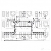 Тормозной диск QUINTON HAZELL BDC351 3P 2R16FXJ 646304 bdc3513 - Изображение 1