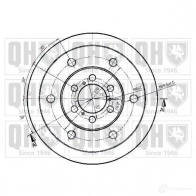 Тормозной диск QUINTON HAZELL BDC351 3P 2R16FXJ 646304 bdc3513 - Изображение 2