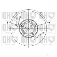 Тормозной диск QUINTON HAZELL bdc4725 646862 U4W91X BD C4725P - Изображение 2