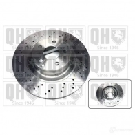 Тормозной диск QUINTON HAZELL BBK1GFD bdc5343 BD C5343P Mercedes C-Class (W203) 2 2000 – 2007