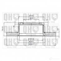 Тормозной диск QUINTON HAZELL 646829 OGHJZS bdc4672 BDC46 72P - Изображение 1