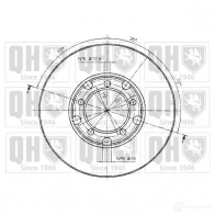 Тормозной диск QUINTON HAZELL 646829 OGHJZS bdc4672 BDC46 72P - Изображение 2