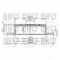 Тормозной диск QUINTON HAZELL CH19RD BDC484 3P bdc4843 646951 - Изображение 1