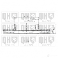 Тормозной диск QUINTON HAZELL 646712 CS6HX bdc4426 BDC4 426P - Изображение 1