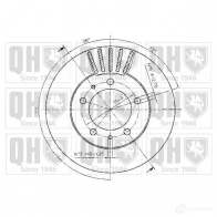 Тормозной диск QUINTON HAZELL 17986Z BD C4987P 647018 bdc4987 - Изображение 2