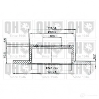 Тормозной диск QUINTON HAZELL BDC1 069P E9ZJC bdc1069 646111