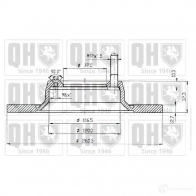 Тормозной диск QUINTON HAZELL 646248 bdc3430 BDC 3430P 4VN59 - Изображение 1