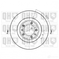 Тормозной диск QUINTON HAZELL 646248 bdc3430 BDC 3430P 4VN59 - Изображение 2