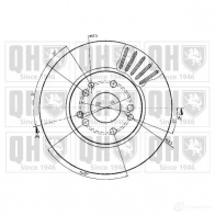 Тормозной диск QUINTON HAZELL bdc4379 646674 BDC4379 P HTSTY - Изображение 2