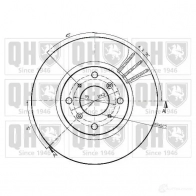 Тормозной диск QUINTON HAZELL BDC 4374P NAOQTOP 646669 bdc4374 - Изображение 2