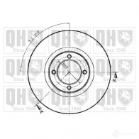 Тормозной диск QUINTON HAZELL BDC333 4P 7465N 646216 bdc3334 - Изображение 2