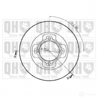 Тормозной диск QUINTON HAZELL 646173 bdc3217 BDC3 217P I0PCT - Изображение 2