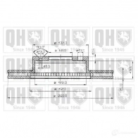 Тормозной диск QUINTON HAZELL bdc3180 2JR1J 646154 BDC 3180P