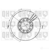 Тормозной диск QUINTON HAZELL BDC 1073P 09VTJ bdc1073 646112 - Изображение 2