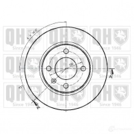 Тормозной диск QUINTON HAZELL 1PA0XTU BD C4410P bdc4410 646700 - Изображение 2