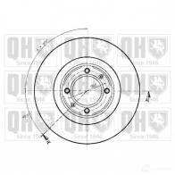 Тормозной диск QUINTON HAZELL bdc3214 OPUV4 646170 BDC321 4P - Изображение 2