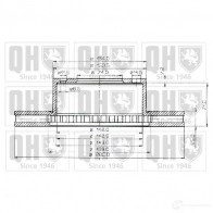 Тормозной диск QUINTON HAZELL bdc3478 BDC347 8P Q2ZM8K 646287