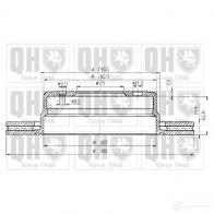 Тормозной диск QUINTON HAZELL CPCVQXW bdc3847 BDC38 47P 646545 - Изображение 1