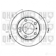 Тормозной диск QUINTON HAZELL BD C3725P 646446 9BMJZ bdc3725 - Изображение 2