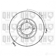 Тормозной диск QUINTON HAZELL B DC3233P bdc3233 1L5EU9 646176 - Изображение 2