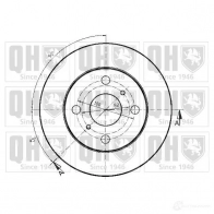 Тормозной диск QUINTON HAZELL CR84I bdc4188 646604 B DC4188P - Изображение 2