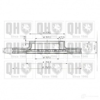 Тормозной диск QUINTON HAZELL BD C3537P bdc3537 646318 MM5YU