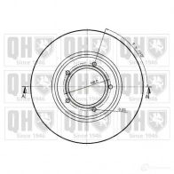 Тормозной диск QUINTON HAZELL bdc1027 FLQ4WQ 646093 B DC1027P - Изображение 2