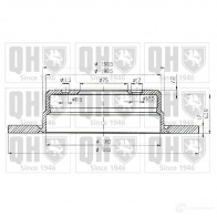 Тормозной диск QUINTON HAZELL BDC 3646P BP9Q4 bdc3646 646394 - Изображение 1