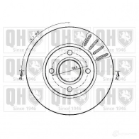 Тормозной диск QUINTON HAZELL 646647 DWP1QZI BDC 4351P bdc4351 - Изображение 2