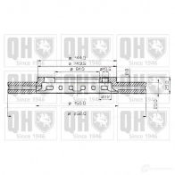 Тормозной диск QUINTON HAZELL bdc3750 IKVQC7Q 646465 BDC3 750P - Изображение 1