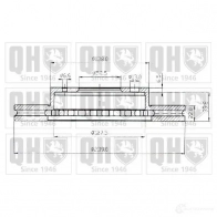 Тормозной диск QUINTON HAZELL X47Z9T7 BDC35 01P 646293 bdc3501 - Изображение 1