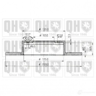 Тормозной диск QUINTON HAZELL VNOXT0T BDC 1013P bdc1013 646087 - Изображение 1