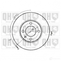 Тормозной диск QUINTON HAZELL VNOXT0T BDC 1013P bdc1013 646087 - Изображение 2
