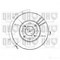Тормозной диск QUINTON HAZELL B DC3526P bdc3526 GQUDUZY 646311 - Изображение 2