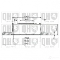 Тормозной диск QUINTON HAZELL bdc3633 HY3MZ0N B DC3633P 646384 - Изображение 1