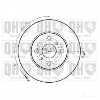 Тормозной диск QUINTON HAZELL bdc3558 646332 BDC3558 P 3BF6D4 - Изображение 2