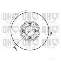 Тормозной диск QUINTON HAZELL 646156 bdc3189 BDC318 9P JDPP7U - Изображение 2