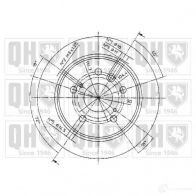 Тормозной диск QUINTON HAZELL bdc4613 CTMIFMH 646783 BDC461 3P - Изображение 2