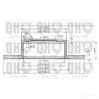Тормозной диск QUINTON HAZELL bdc3453 BD C3453P 646266 2BOIY3 - Изображение 1