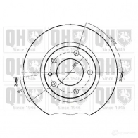 Тормозной диск QUINTON HAZELL FKK6OA 646204 bdc3294 BDC 3294P - Изображение 2