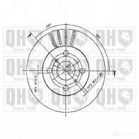 Тормозной диск QUINTON HAZELL WK7T5KY bdc3835 646539 B DC3835P - Изображение 2