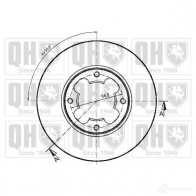 Тормозной диск QUINTON HAZELL E3GZG0X bdc3834 BDC38 34P 646538 - Изображение 2