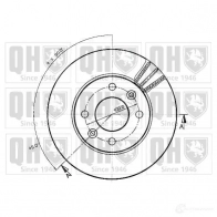 Тормозной диск QUINTON HAZELL B DC3550P bdc3550 646327 NJPH0M - Изображение 2