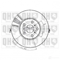 Тормозной диск QUINTON HAZELL bdc3704 BD C3704P 461MD0 646436 - Изображение 2