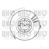 Тормозной диск QUINTON HAZELL bdc3588 Y9I368 BDC35 88P 646357 - Изображение 2