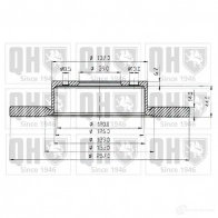 Тормозной диск QUINTON HAZELL BDC377 1P bdc3771 TC6M2 646482 - Изображение 1