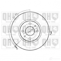 Тормозной диск QUINTON HAZELL BDC377 1P bdc3771 TC6M2 646482 - Изображение 2