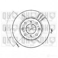 Тормозной диск QUINTON HAZELL 5ASHQ 646342 BDC357 2P bdc3572